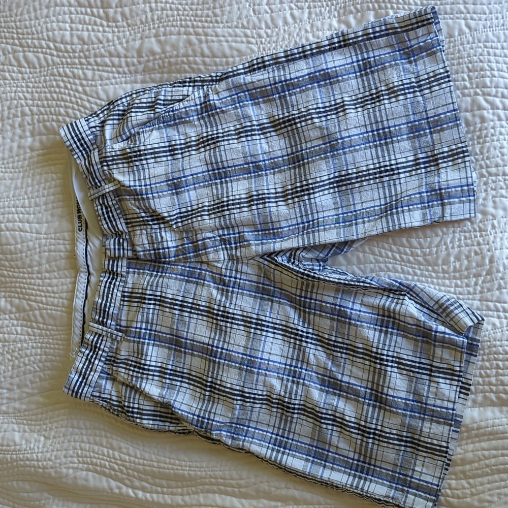 Club Monaco Plaid Shorts